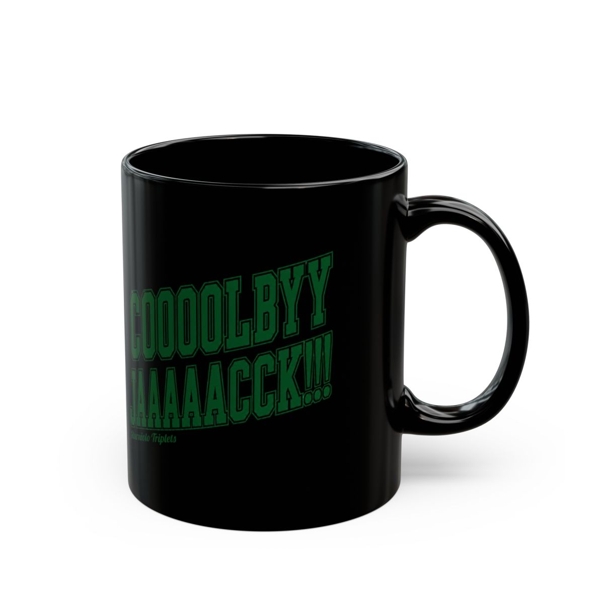 Sturniolo Triplets "COOOOLBYY JAAAAACCK!!!" Black Mug - Official mugs merchandise