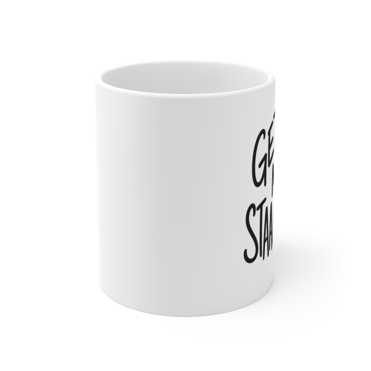 Sturniolo Triplets "GET ME MY STAAAAAAAAFFF" White Mug - Official mugs merchandise