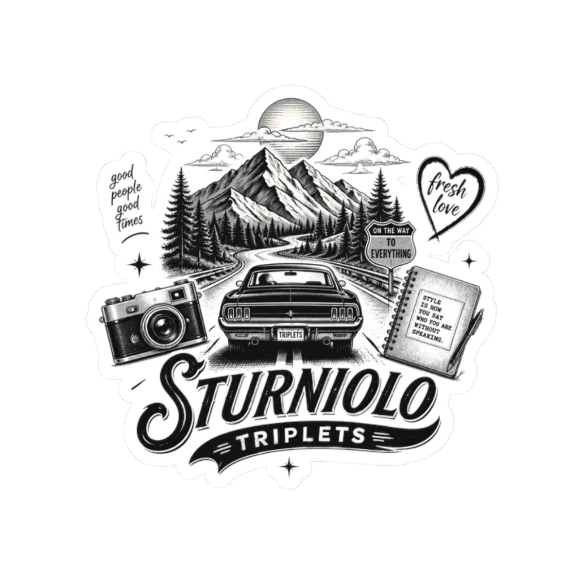 Sturniolo Triplets Sticker - Official stickers merchandise