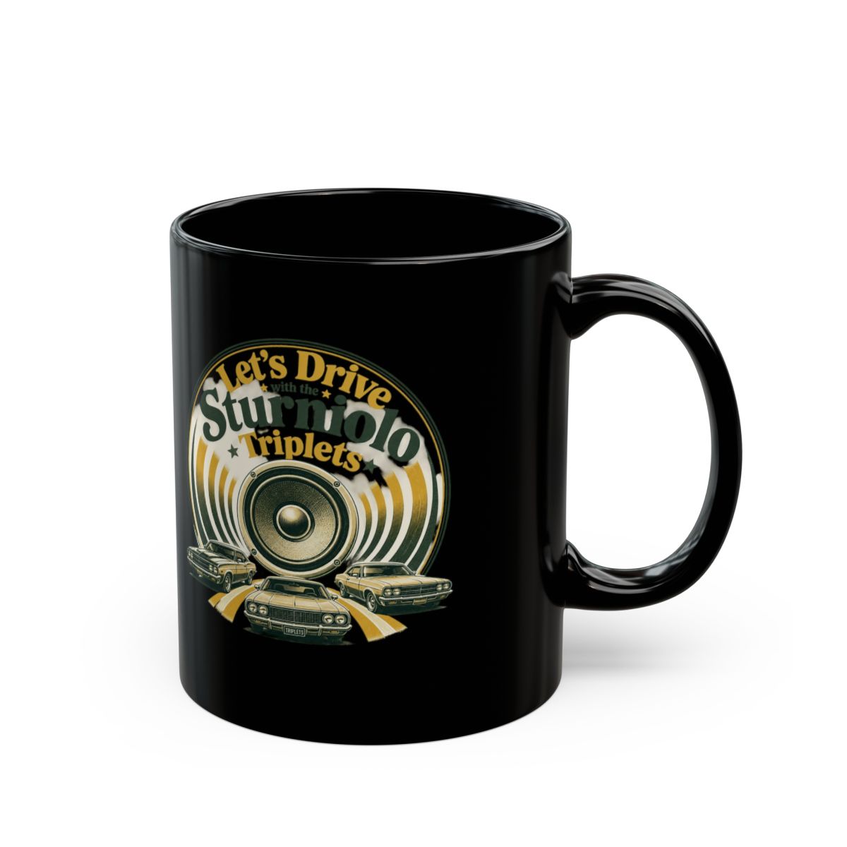 Sturniolo Triplets "s Drive with the Sturniolo Triplets" Black Mug - Official mugs merchandise
