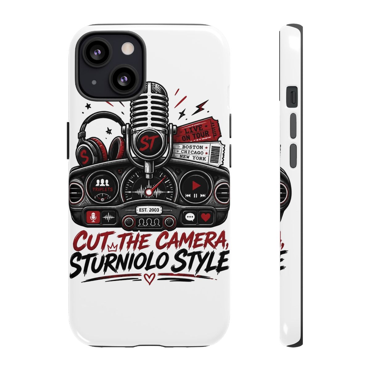 Sturniolo Triplets "Cut the Camera, Sturniolo Style" Phone Case - Official phone-cases merchandise