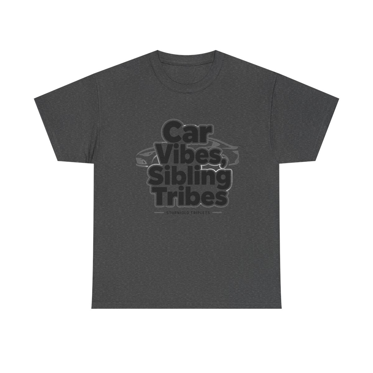 Sturniolo Triplets "Car Vibes, Sibling Tribes" Unisex Tee - alternate angle 3, merchandise
