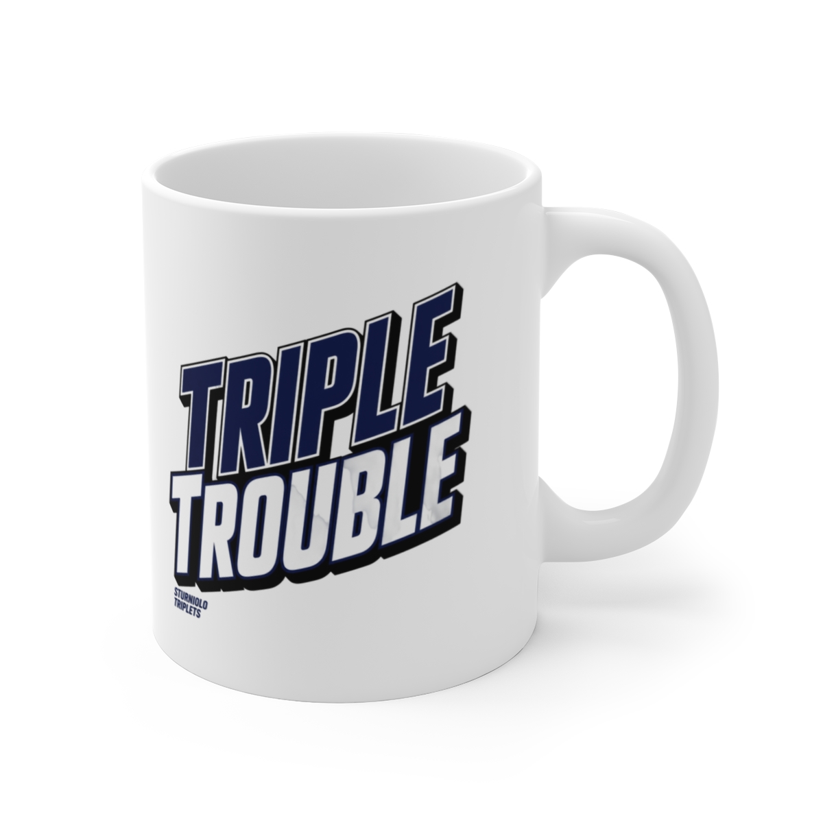 Sturniolo Triplets "Triple Trouble" White Mug - Official mugs merchandise