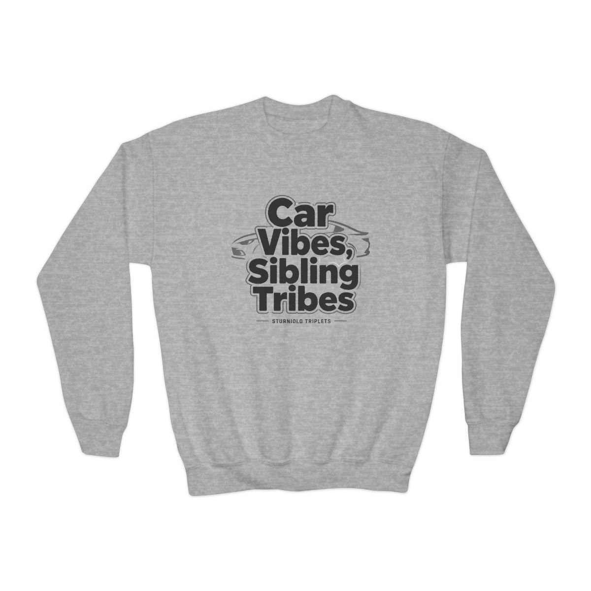 Sturniolo Triplets "Car Vibes, Sibling Tribes" Kids Crewneck