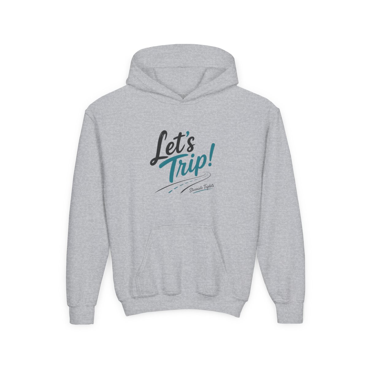 Sturniolo Triplets "s Trip!" Kids Hoodie - alternate angle 2, merchandise
